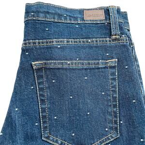 LEE Modern Series Blue Denim Dotted Straight Leg Jeans 4